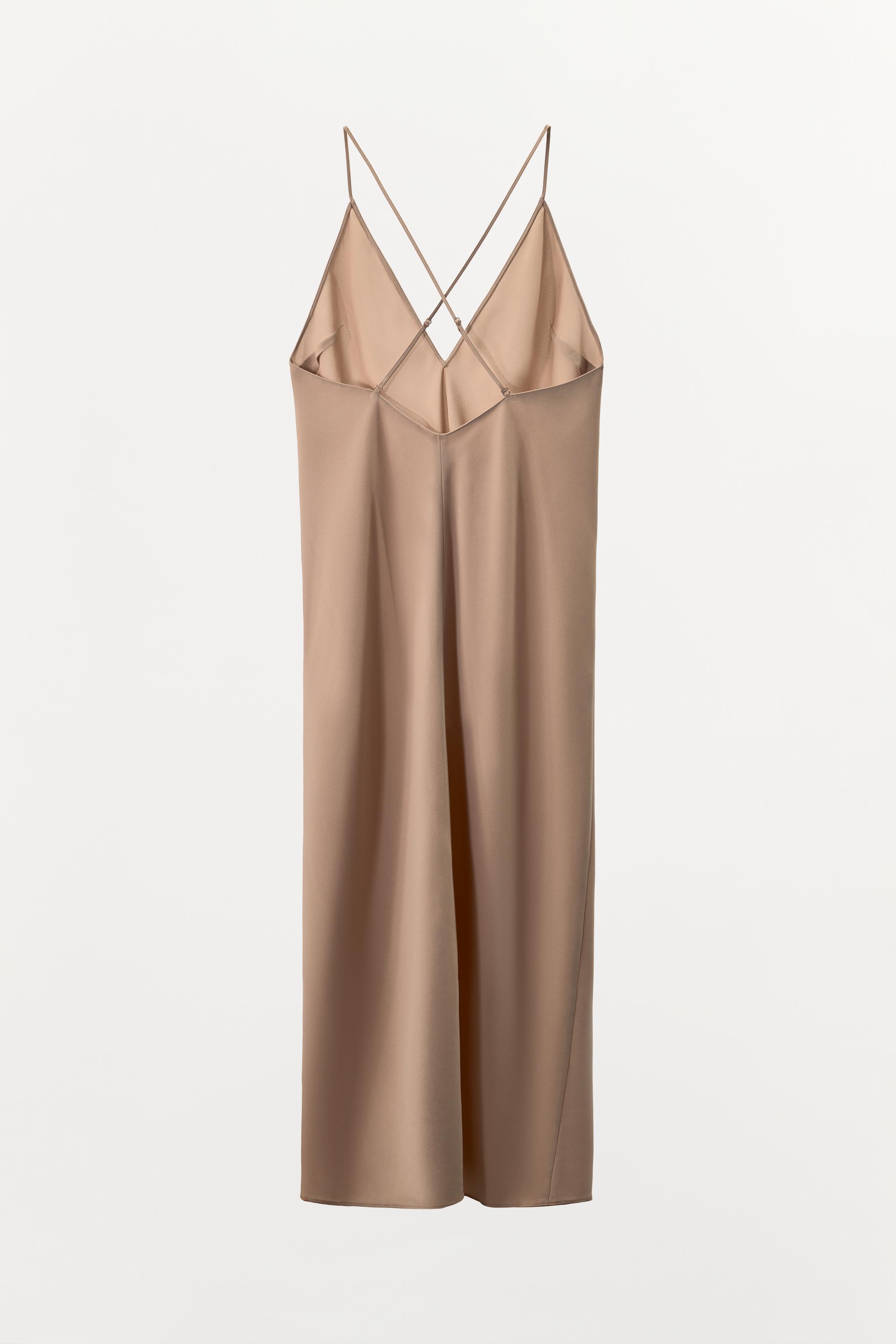 MULTI-WAY STRAP SLIP DRESS