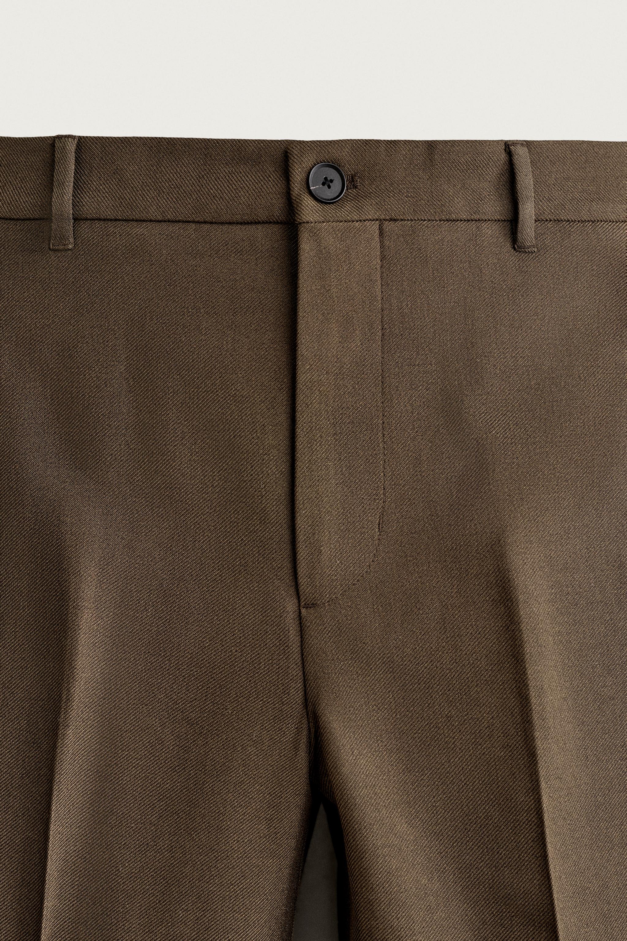 FLARE FIT SUIT PANTS