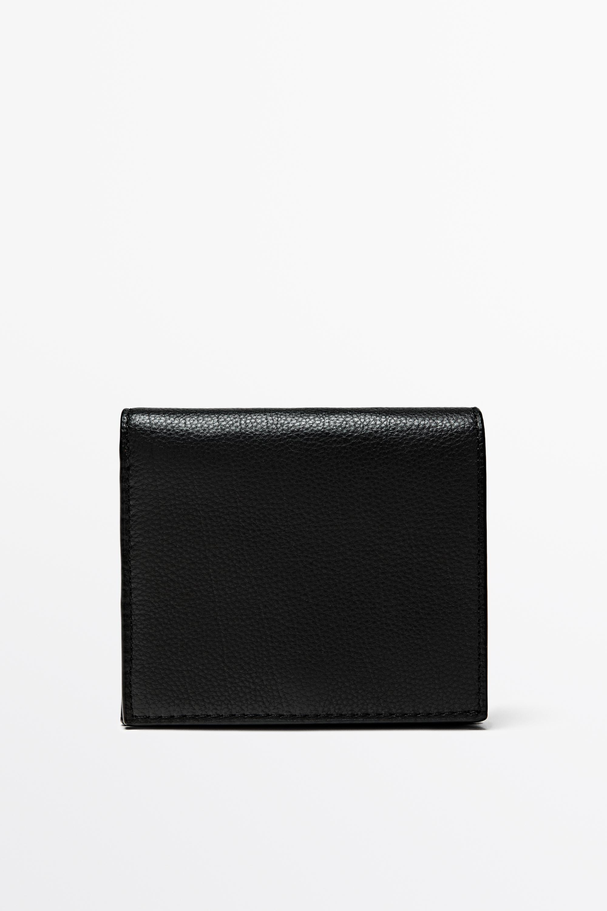 Nappa leather wallet — Black