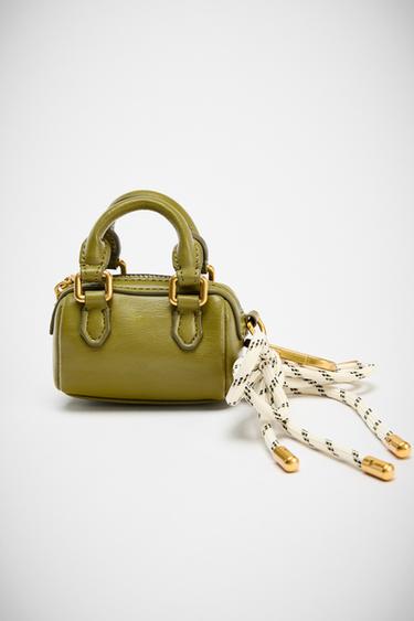 MINI CITY CHARM BAG - Green by Zara