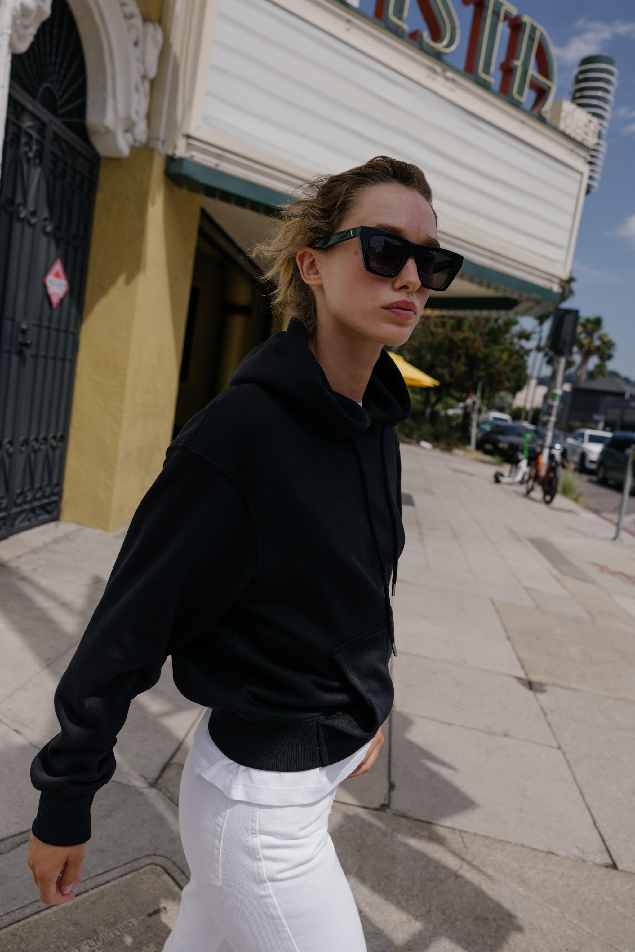 BASIC KAPÜŞONLU SWEATSHIRT - Görsel 3