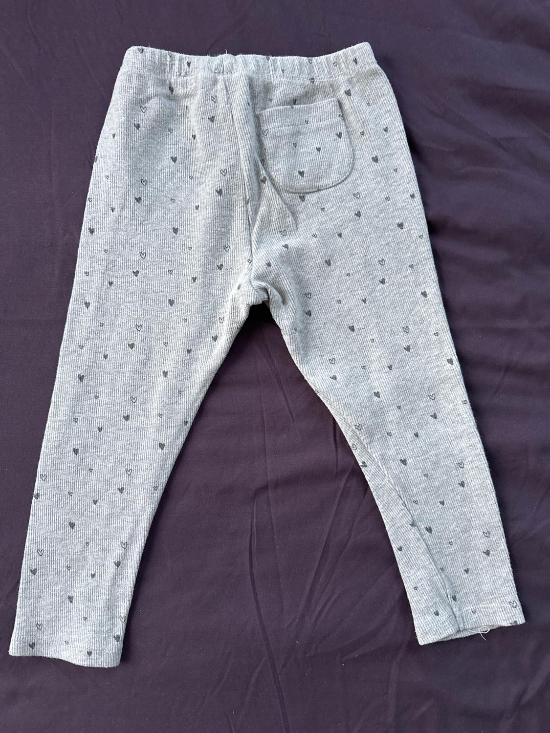 RIBBED HEART LEGGINGS - Image 2