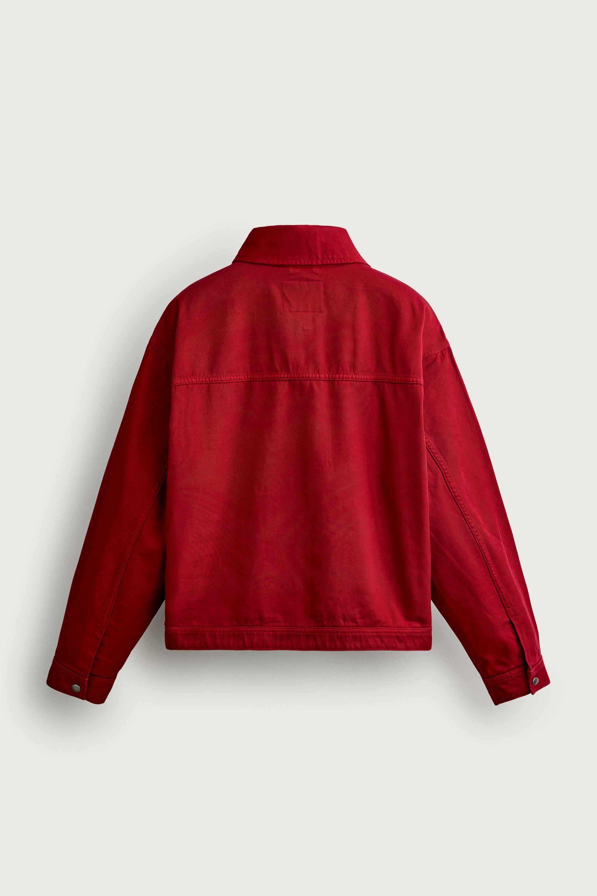 Мужские куртки Zara RELAXED FIT FIREMAN CLASP JACKET — фото 8