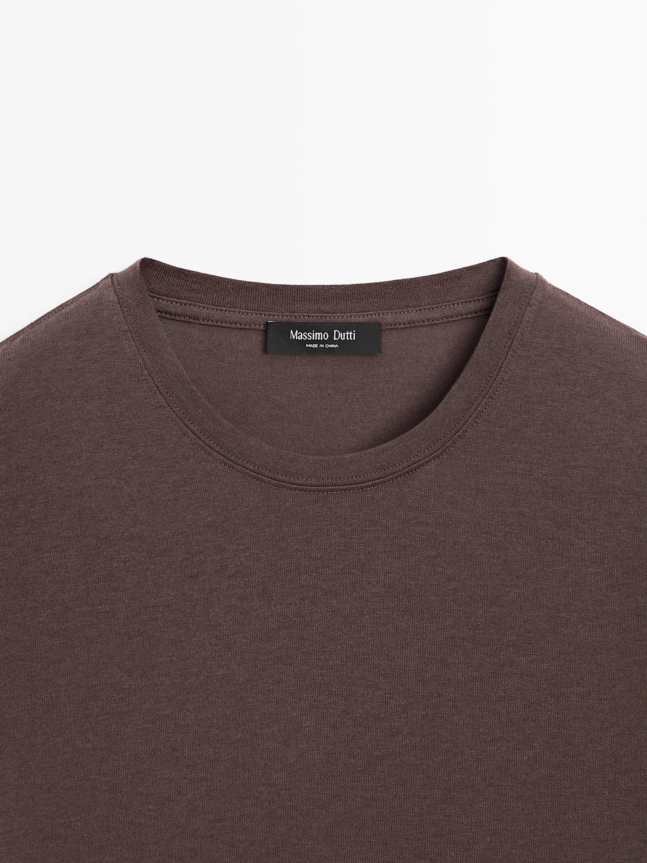 T-shirt à manches courtes en coton mélang