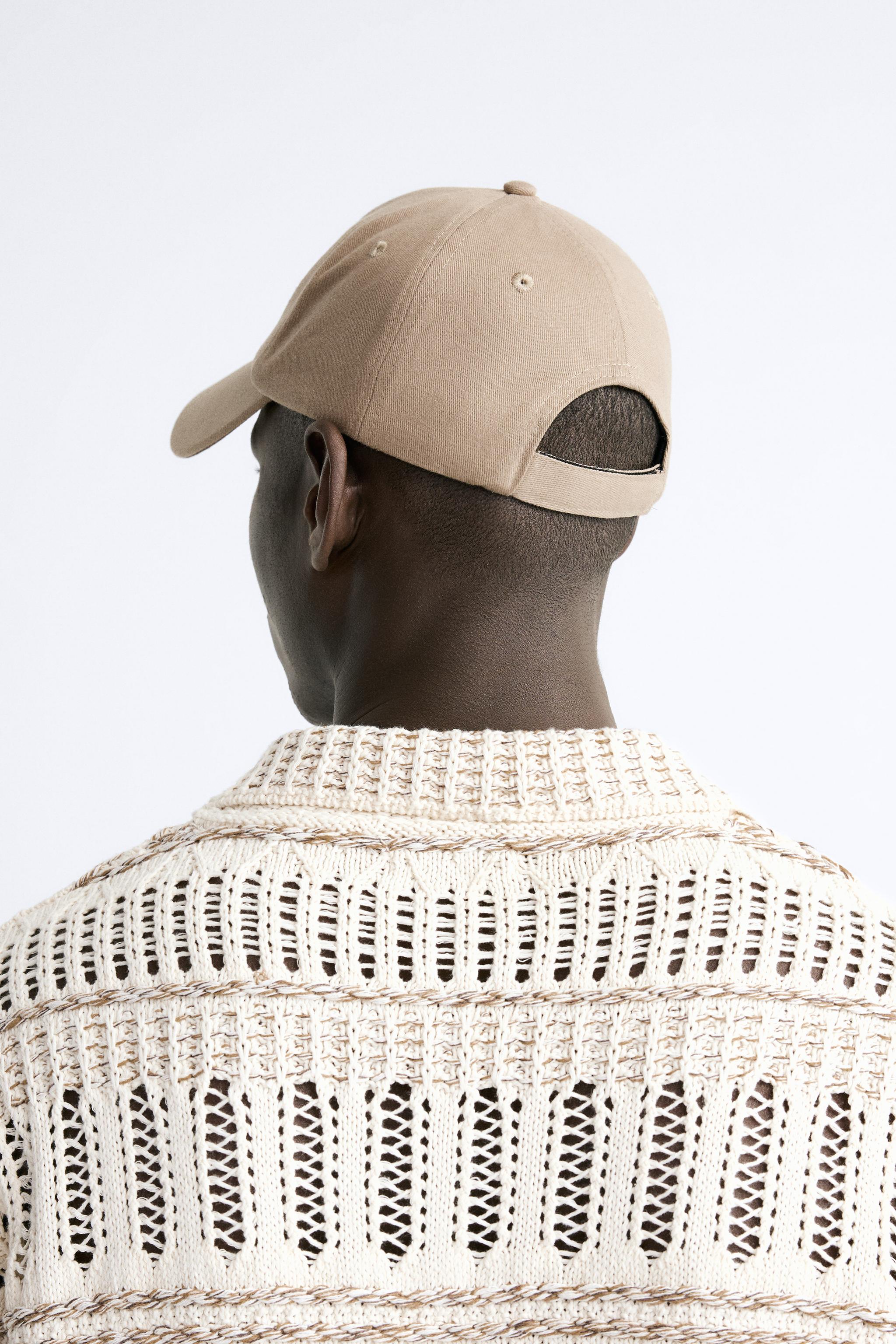 EMBROIDERED CAP - Beige | ZARA Canada