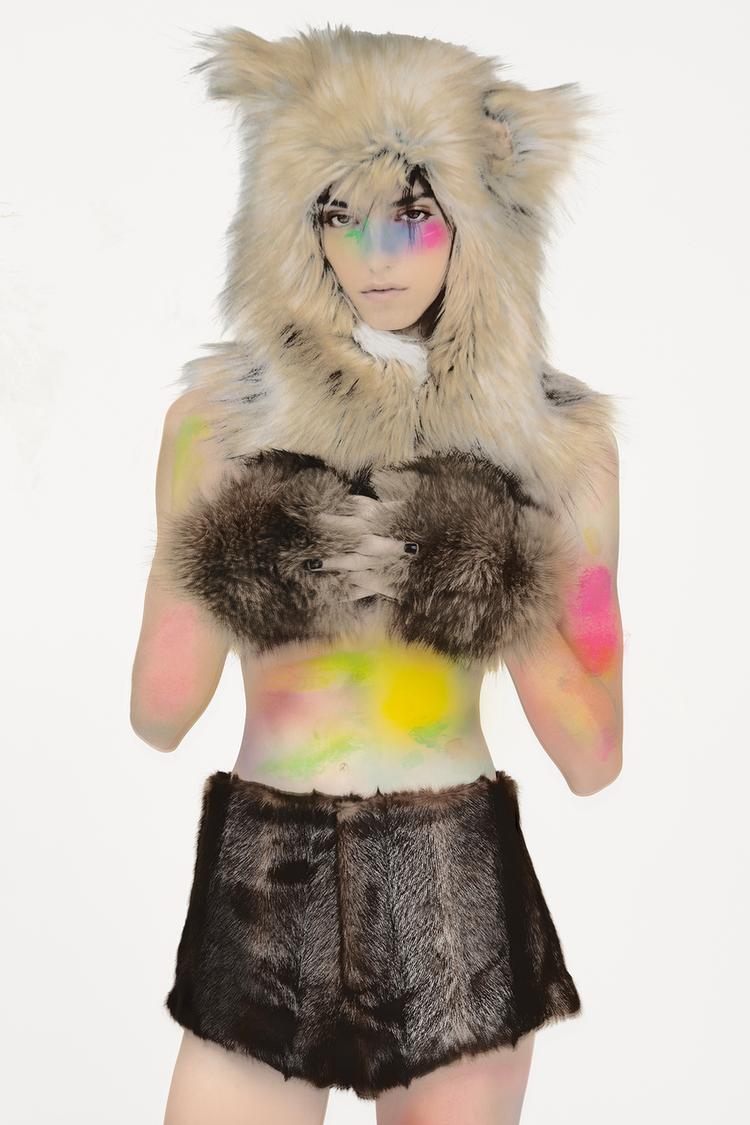 Shorts efecto pelo cats