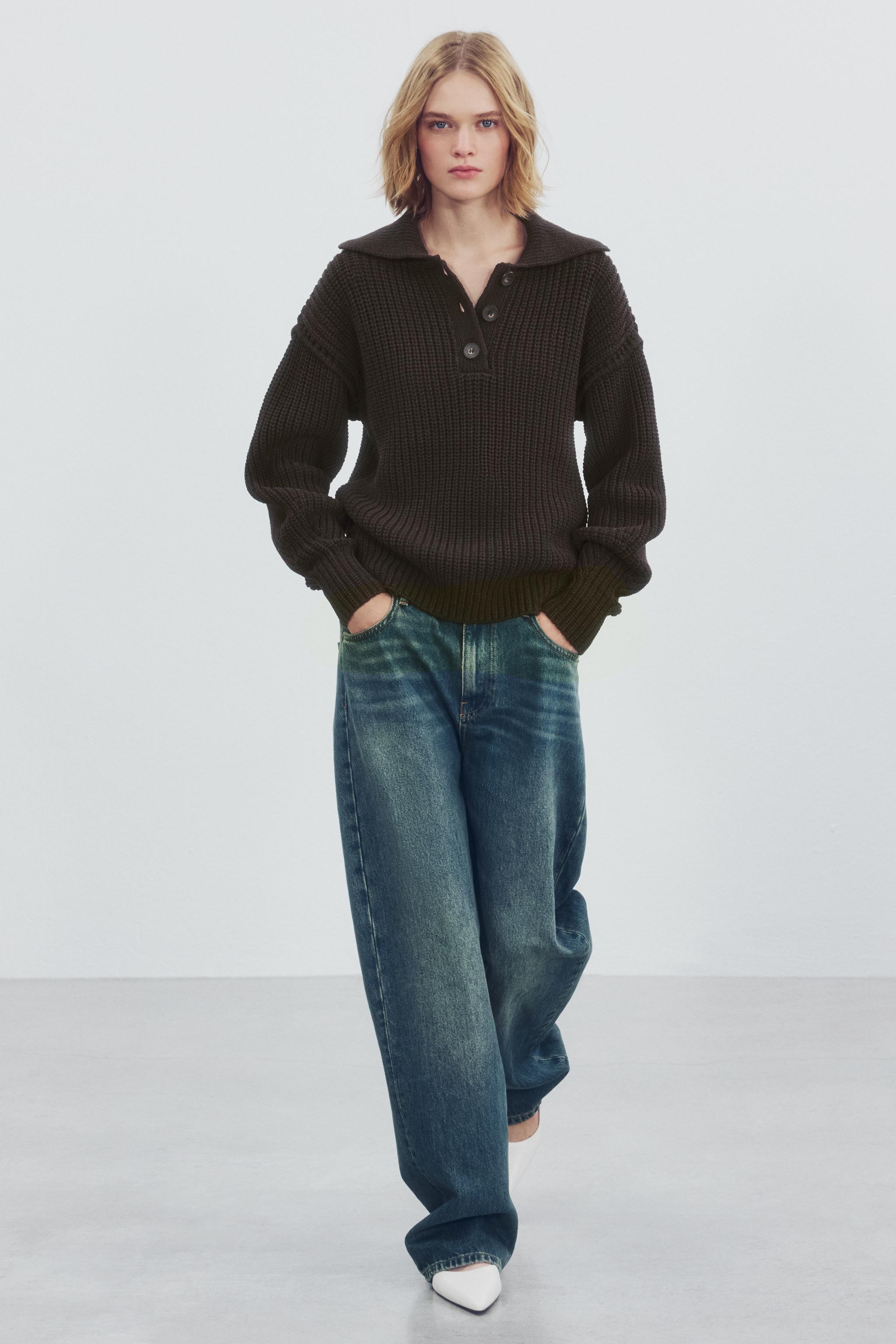 KNIT POLO JUMPER