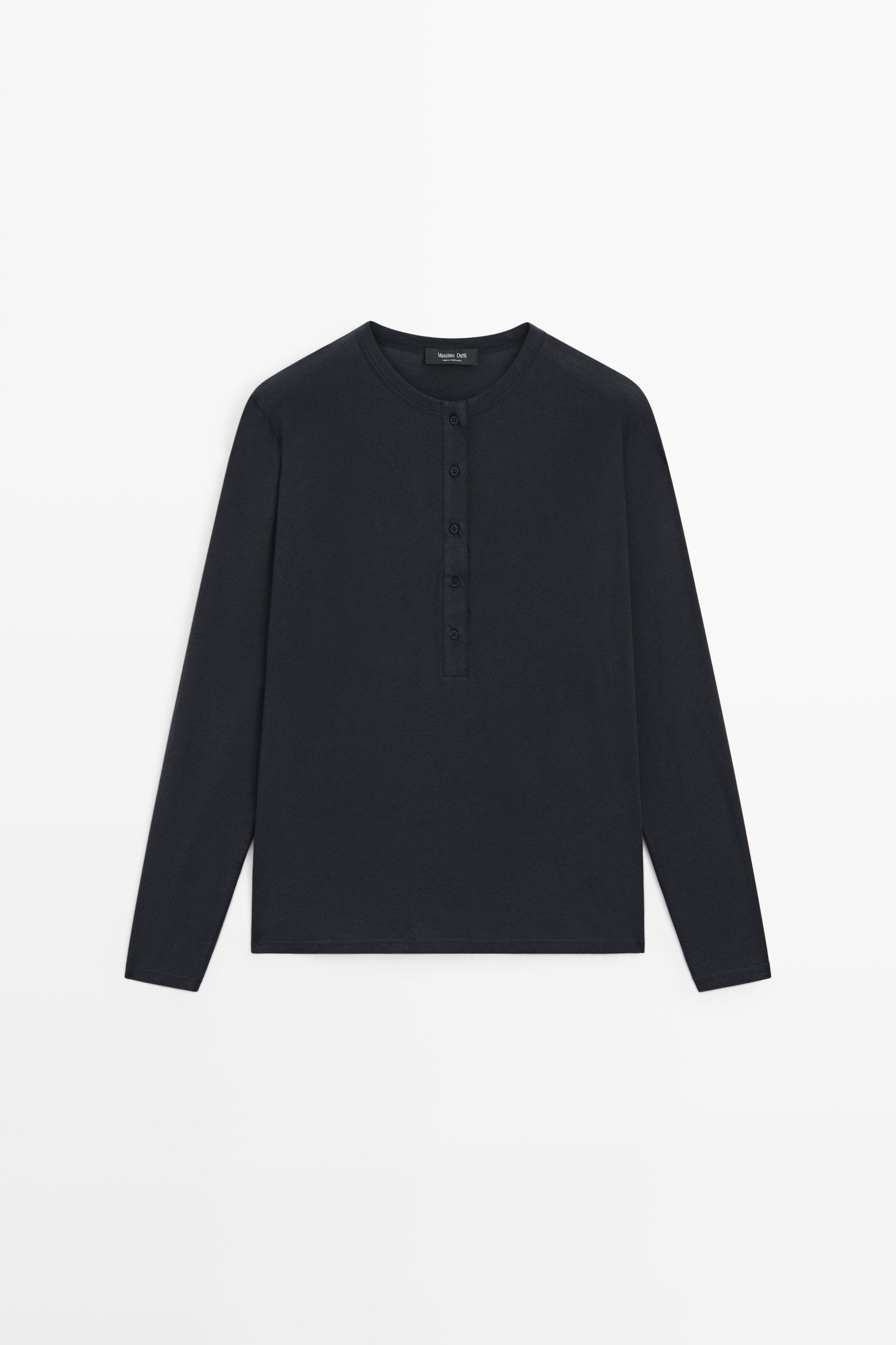 100% cotton long sleeve T-shirt