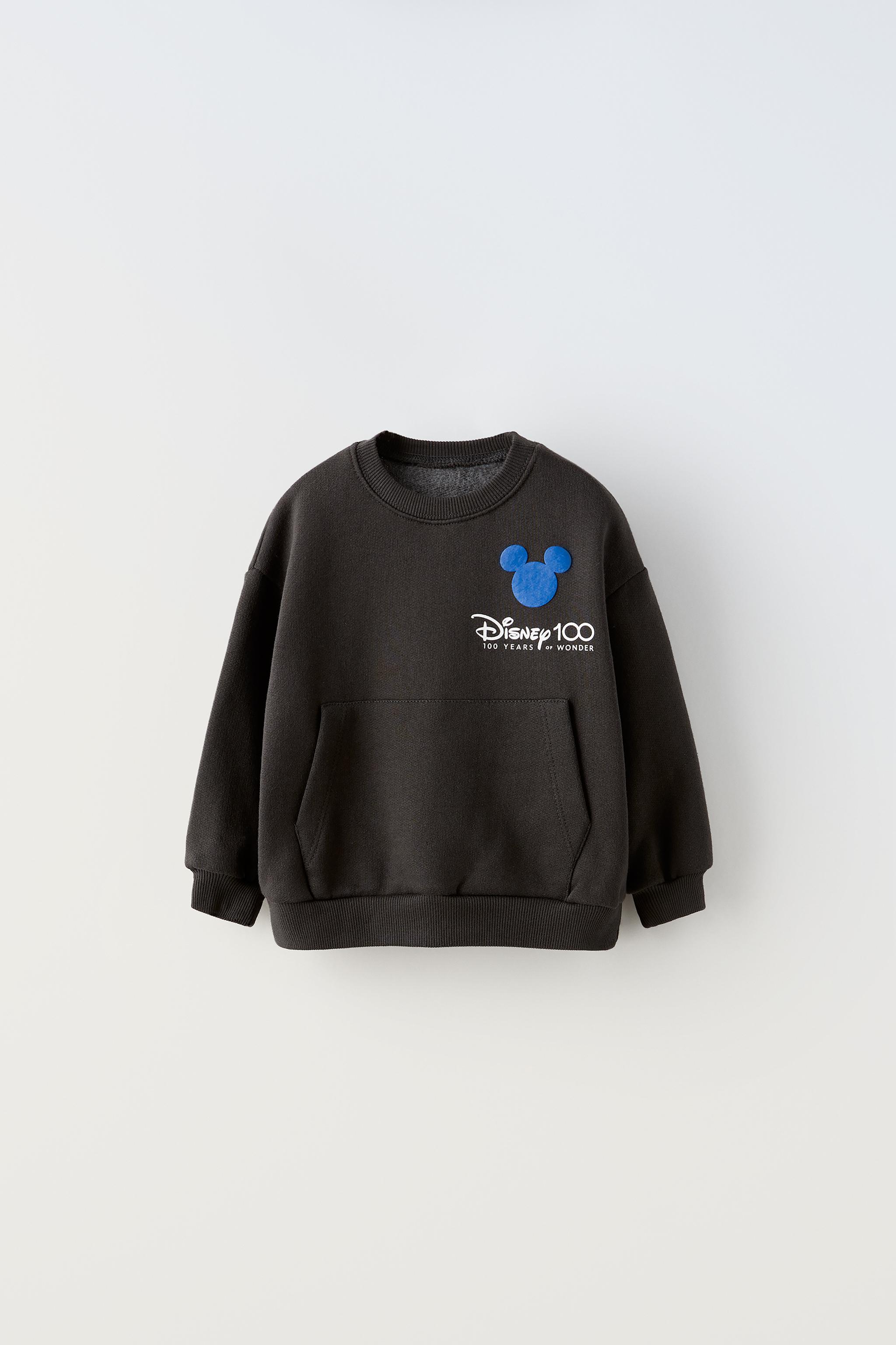 MICKEY MOUSE AND FRIENDS © DISNEY 100TH ANNIVERSARY HOODIE - Black