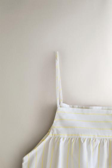 TOP BRETELLES RAYURES - Jaune de Zara - Image 1