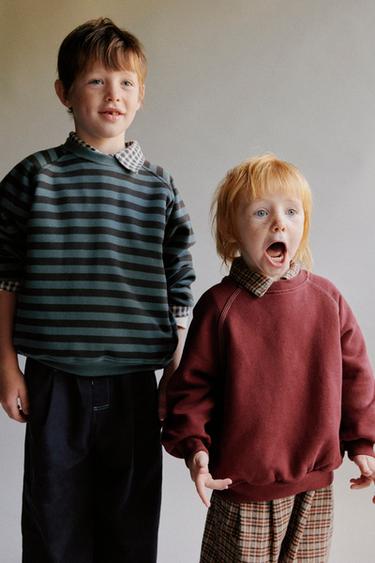 ZARA TIMELESS - STRIPED SWEATSHIRT - Blue green by Zara