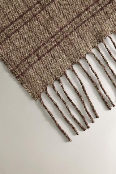 COUVERTURE RAYURES - Kaki de Zara - Image 2