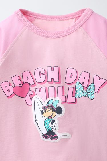 T-SHIRT MANCHES RAGLAN MINNIE MOUSE © DISNEY - Rose de Zara - Image 2