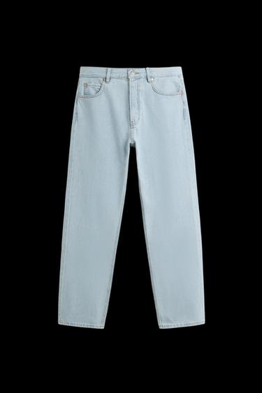 REGULAR STRAIGHT-LEG JEANS - Light blue by Zara