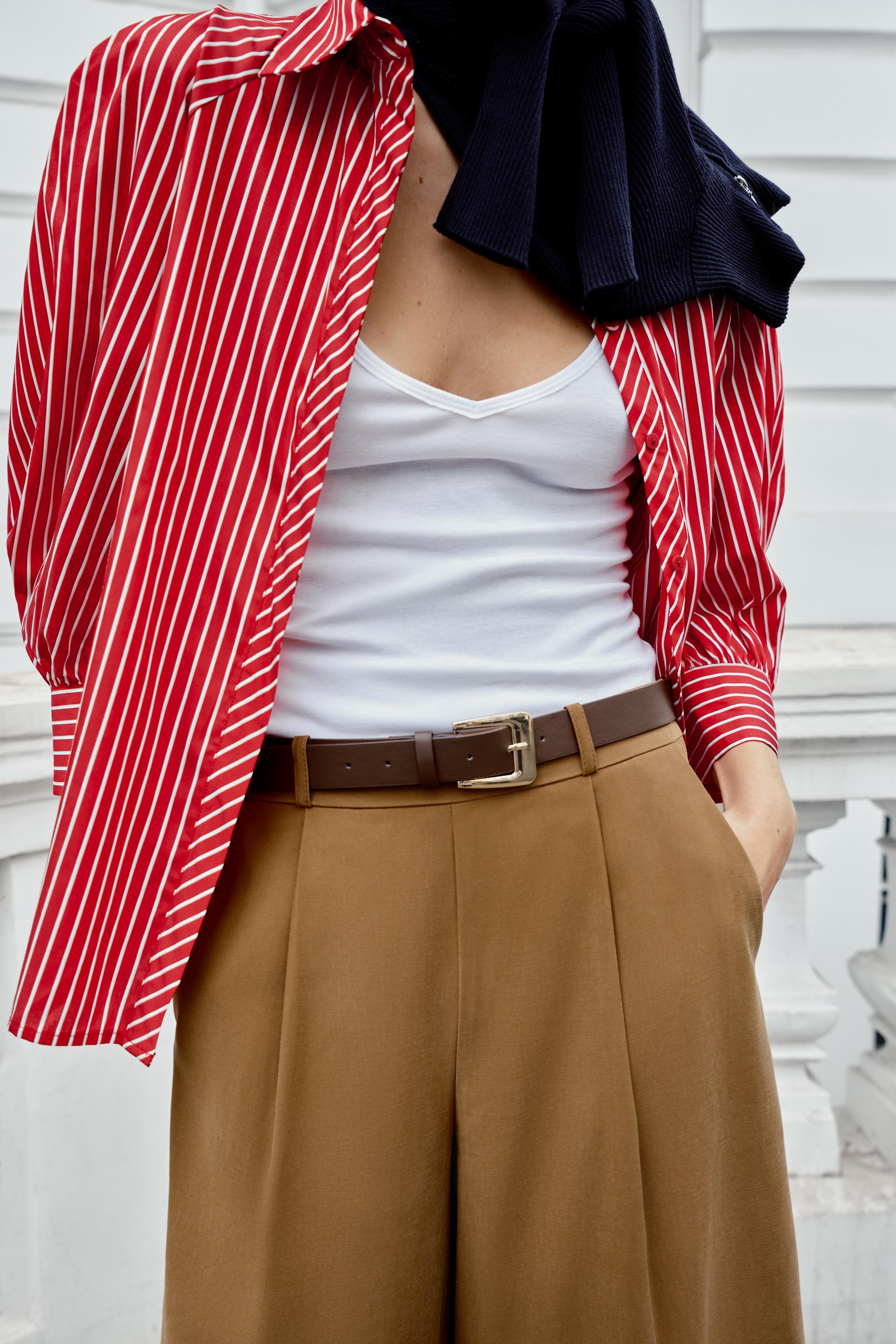 BELTED LONG BERMUDA SHORTS