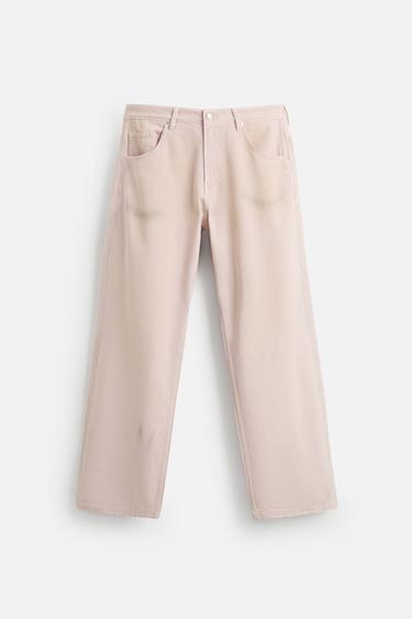 JEAN BAGGY FIT EFFET VINTAGE - Rose de Zara - Image 7