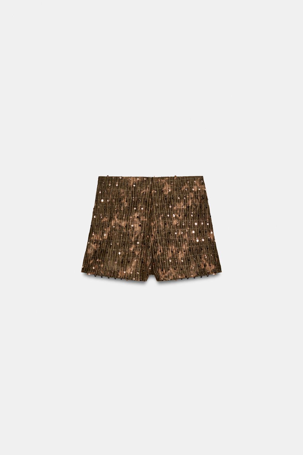SEQUIN WRAP SKORT - image 2
