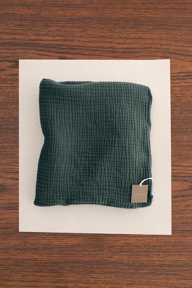 ZARA TIMELESS - PLAID TEXTURÉ LISSE - Bleu pétrole de Zara