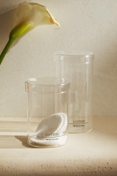 BOROSILICATE BATHROOM JAR WITH TEXT - 990 by Zara - Image 5