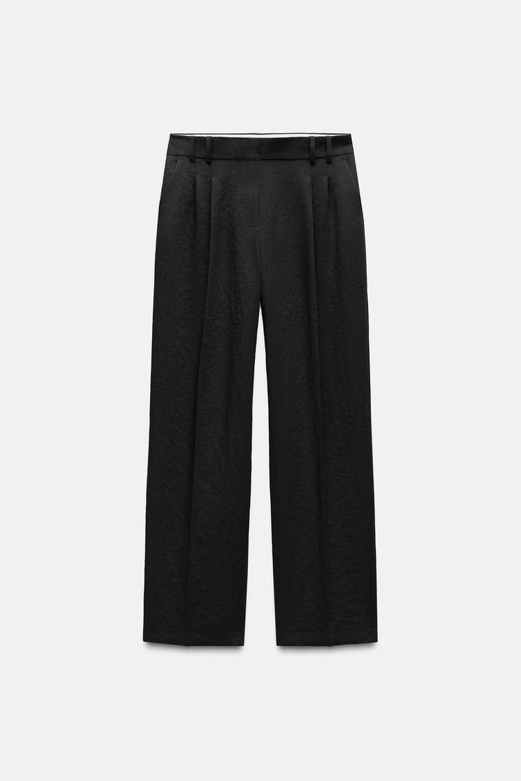 PLEATED TROUSERS