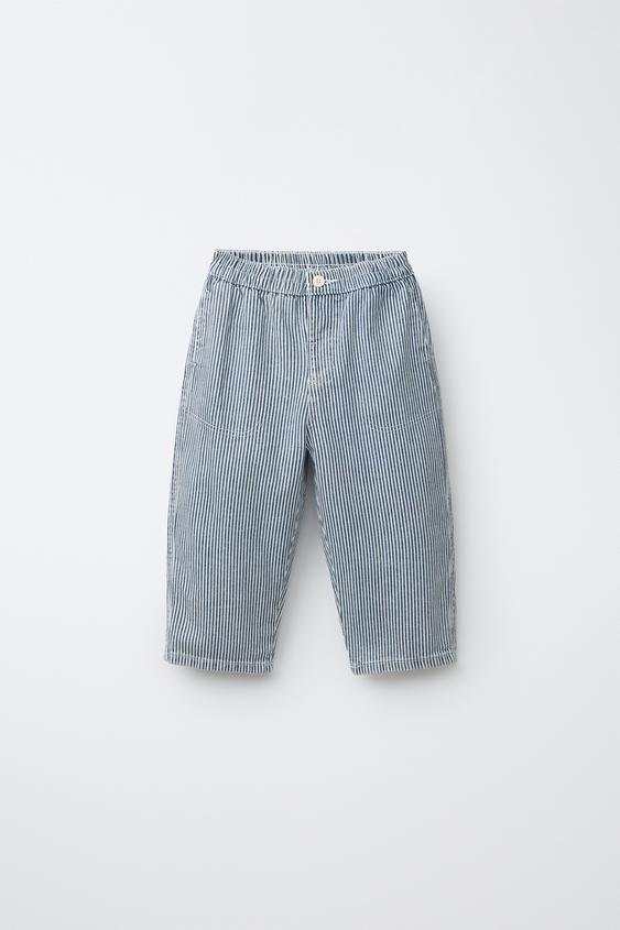 PANTALÓN BAGGY RAYAS - rayas de Zara - Imagen 0
