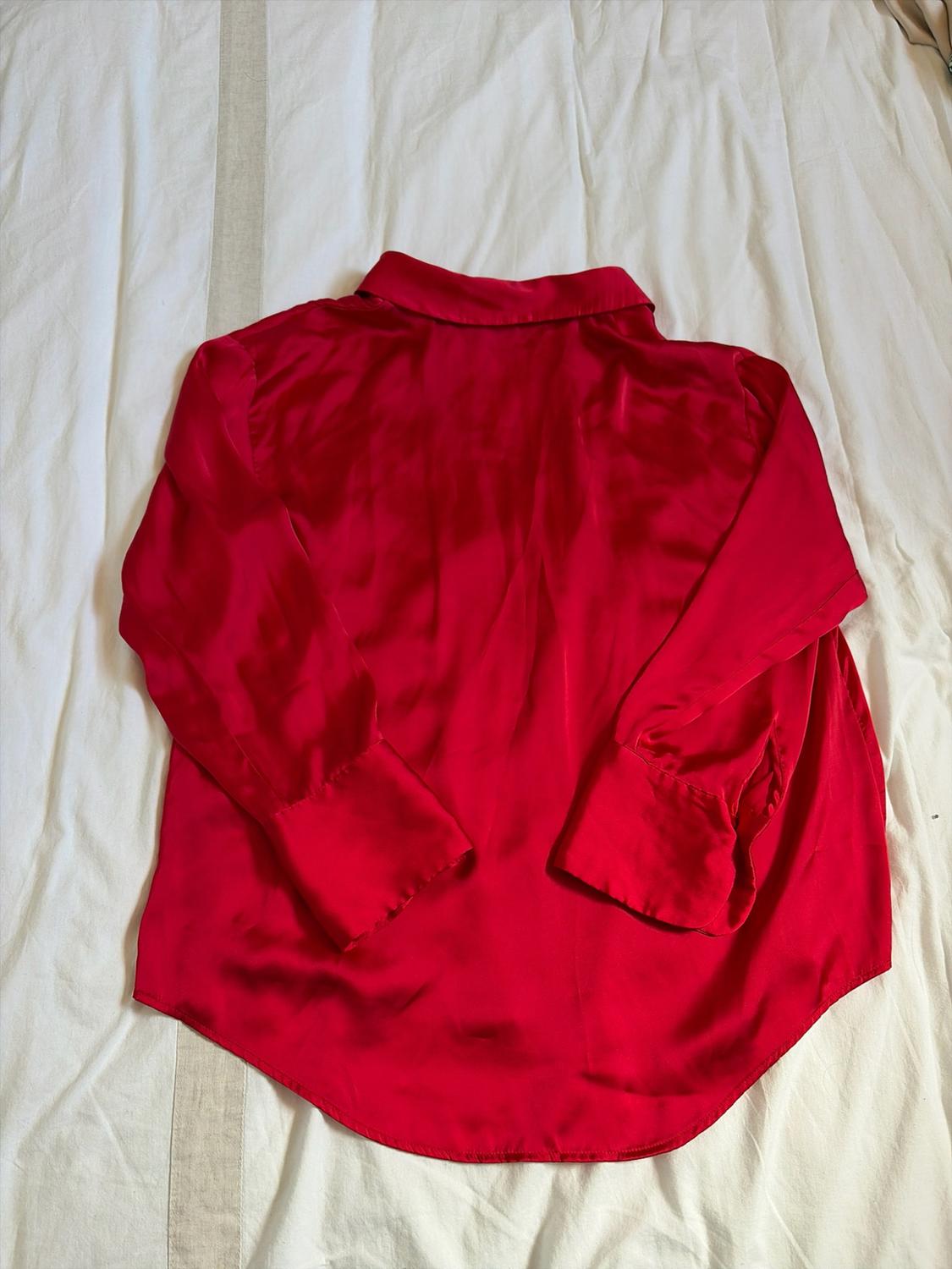 FLOWING SATIN SHIRT - Image 2