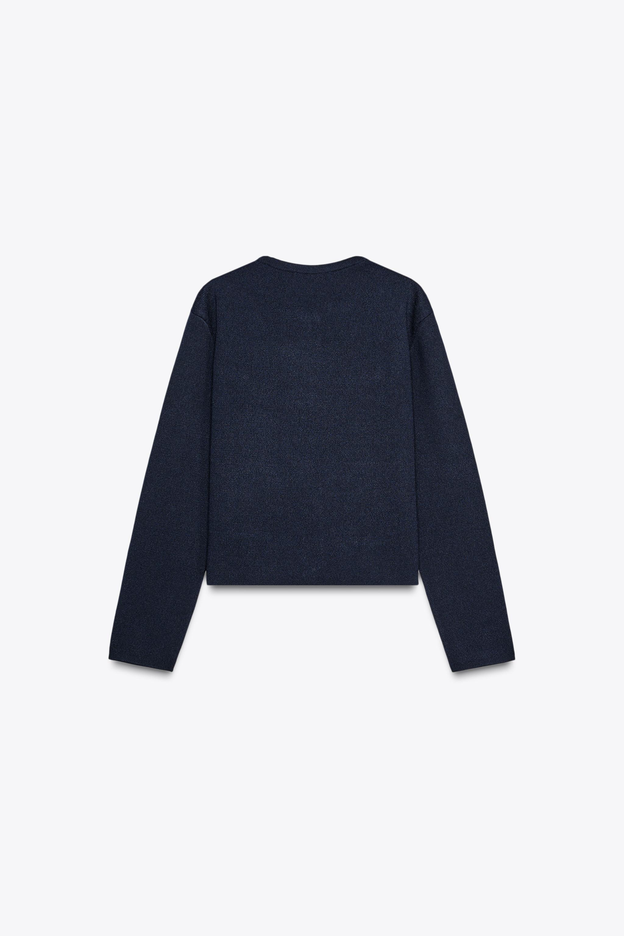 ZARA - ZARA ゴールドボタン ニット カーディガンの通販 by てぃ