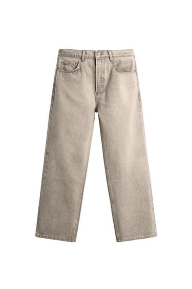 ORIGINS STRAIGHT ANKLE FIT JEANS - Light grey by Zara