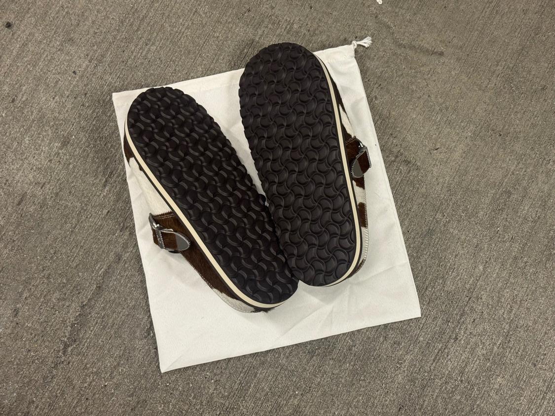 TWO JAYS COWHIDE LEATHER CLOGS SIZE 10 NEW - Image 5