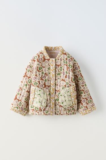PROVAN BUNDA PATCHWORK - Svtle fialov od Zara