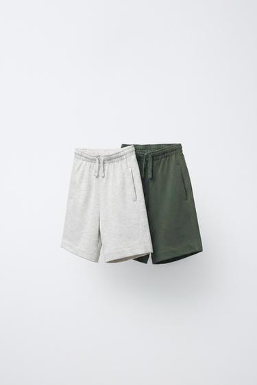 حزمة برمودا سادة مزدوجة - متعدد by Zara - Image 0