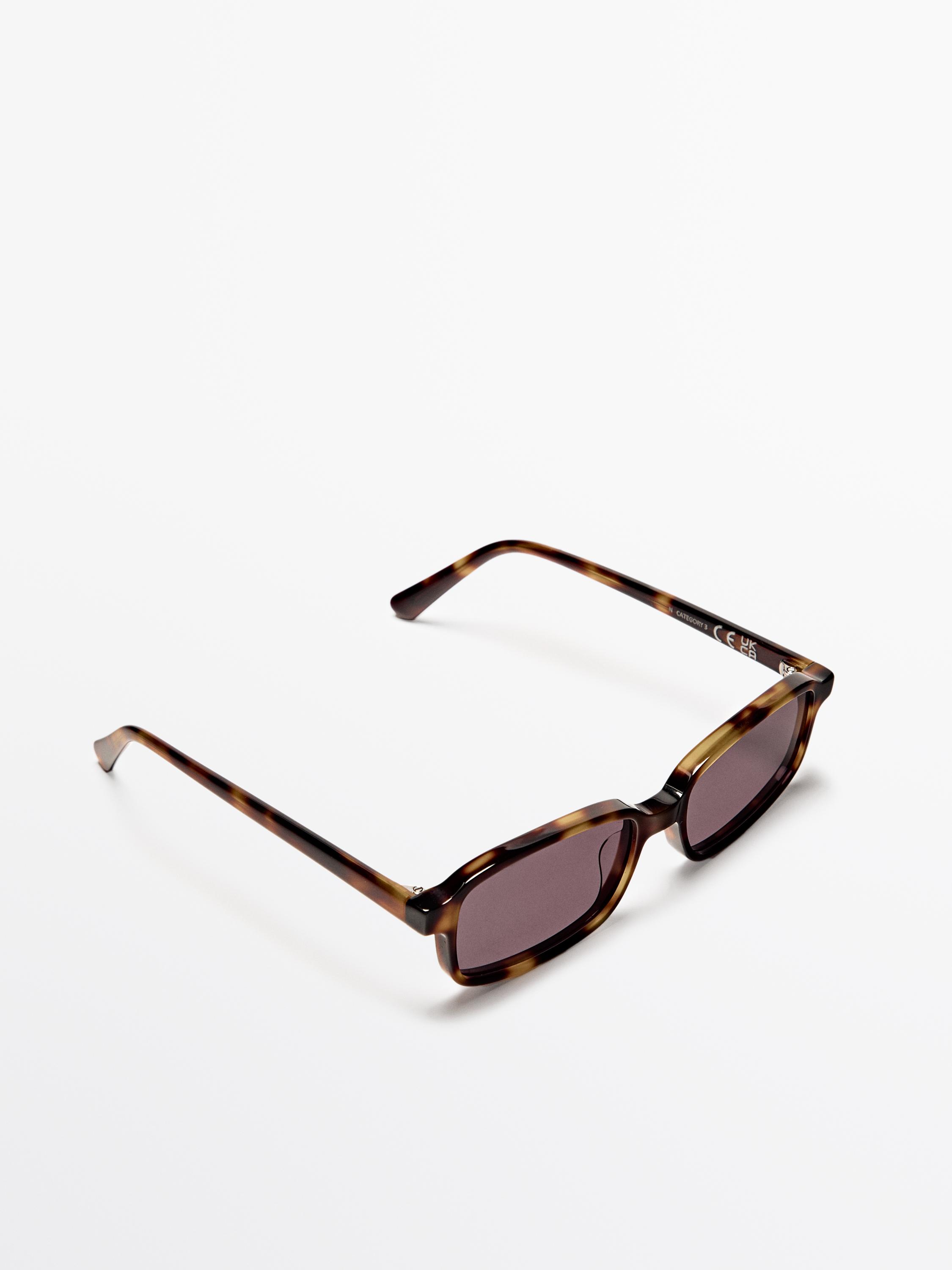 Small rectangular sunglasses