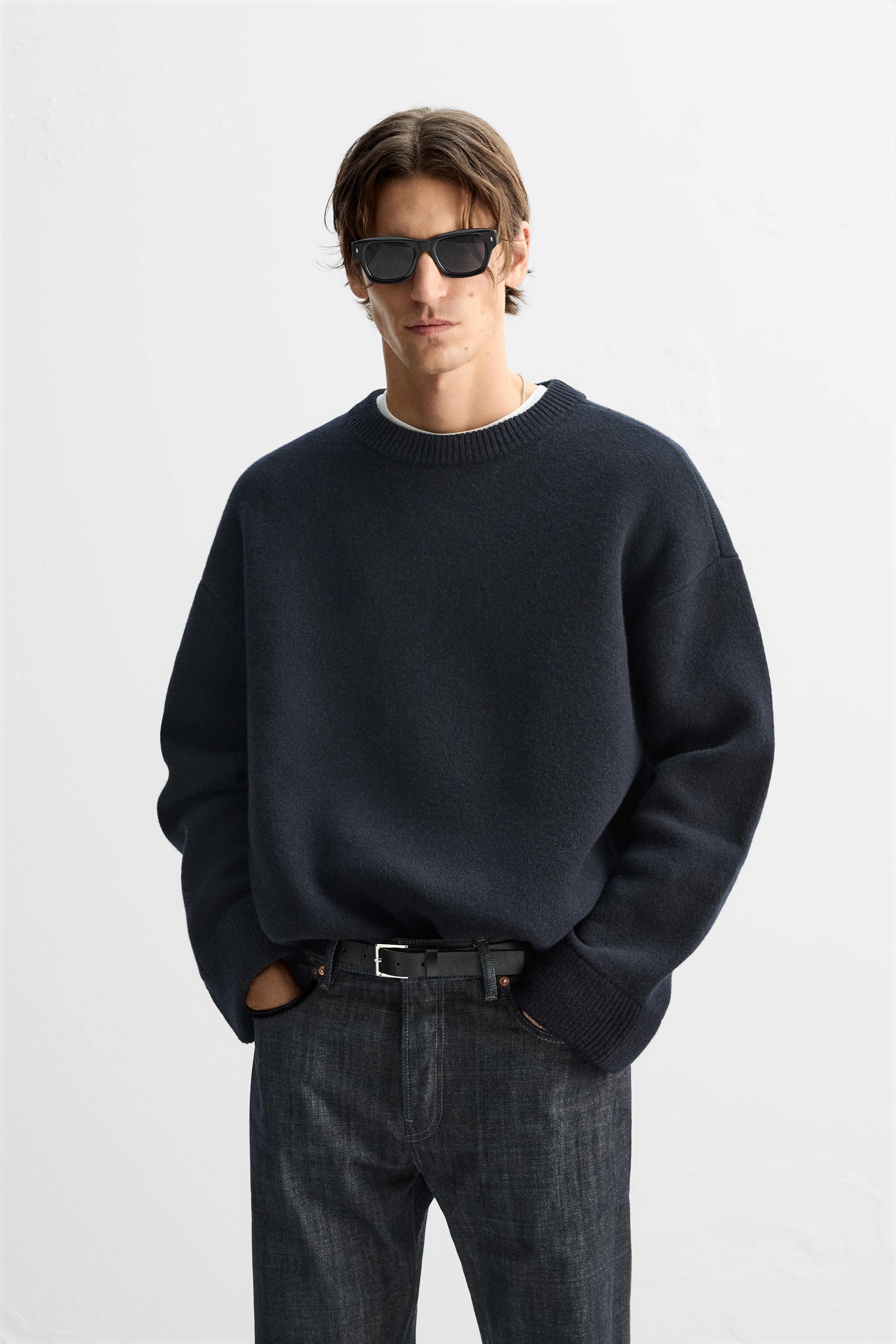 zara 安い man ニット