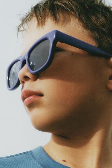 КВАДРАТНЫЕ СОЛНЦЕЗАЩИТНЫЕ ОЧКИ — СИНИЙ от Zara