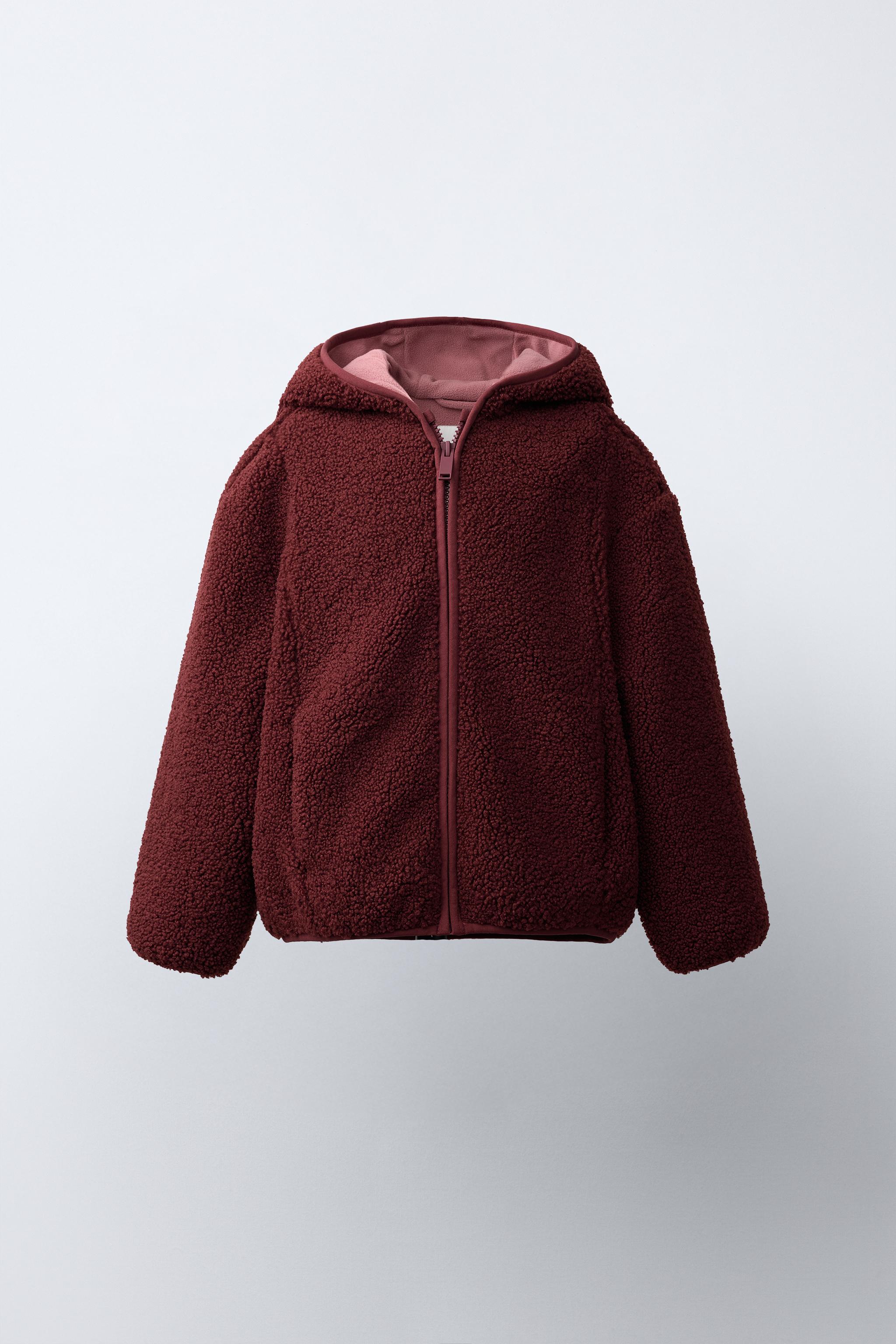 BLOUSON CAPUCHE EFFET MOUTON