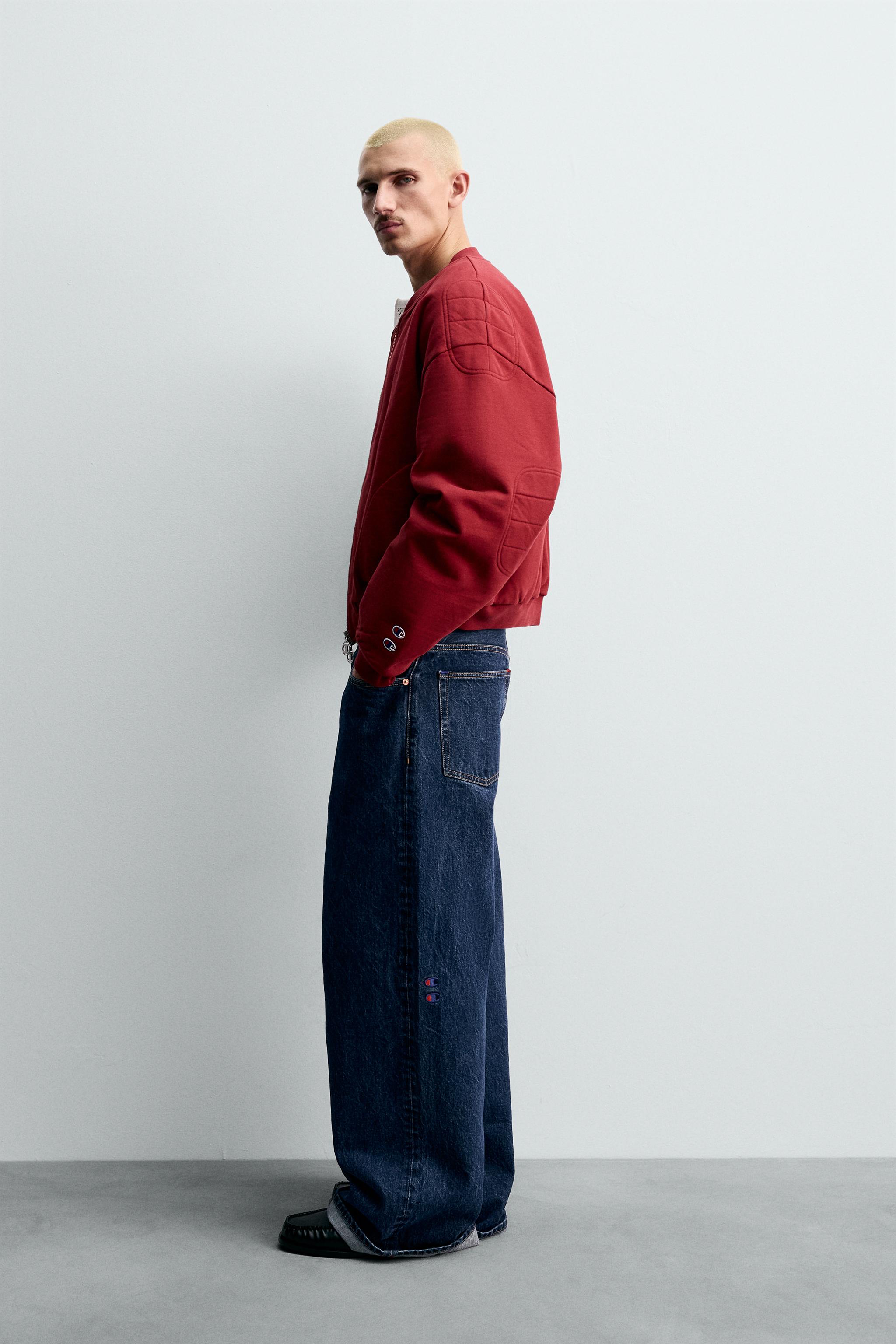 CHAMPION ® X ZARA キルティングボンバージャケット - レッド