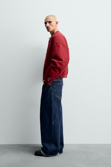 BLOUSON BOMBER MATELASSÉ CHAMPION ® X ZARA - Rouge de Zara - Image 3