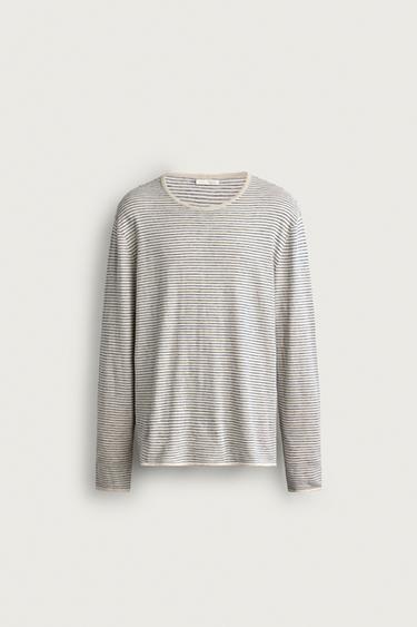 MAGLIA LEGGERA JACQUARD A RIGHE - Righe di Zara