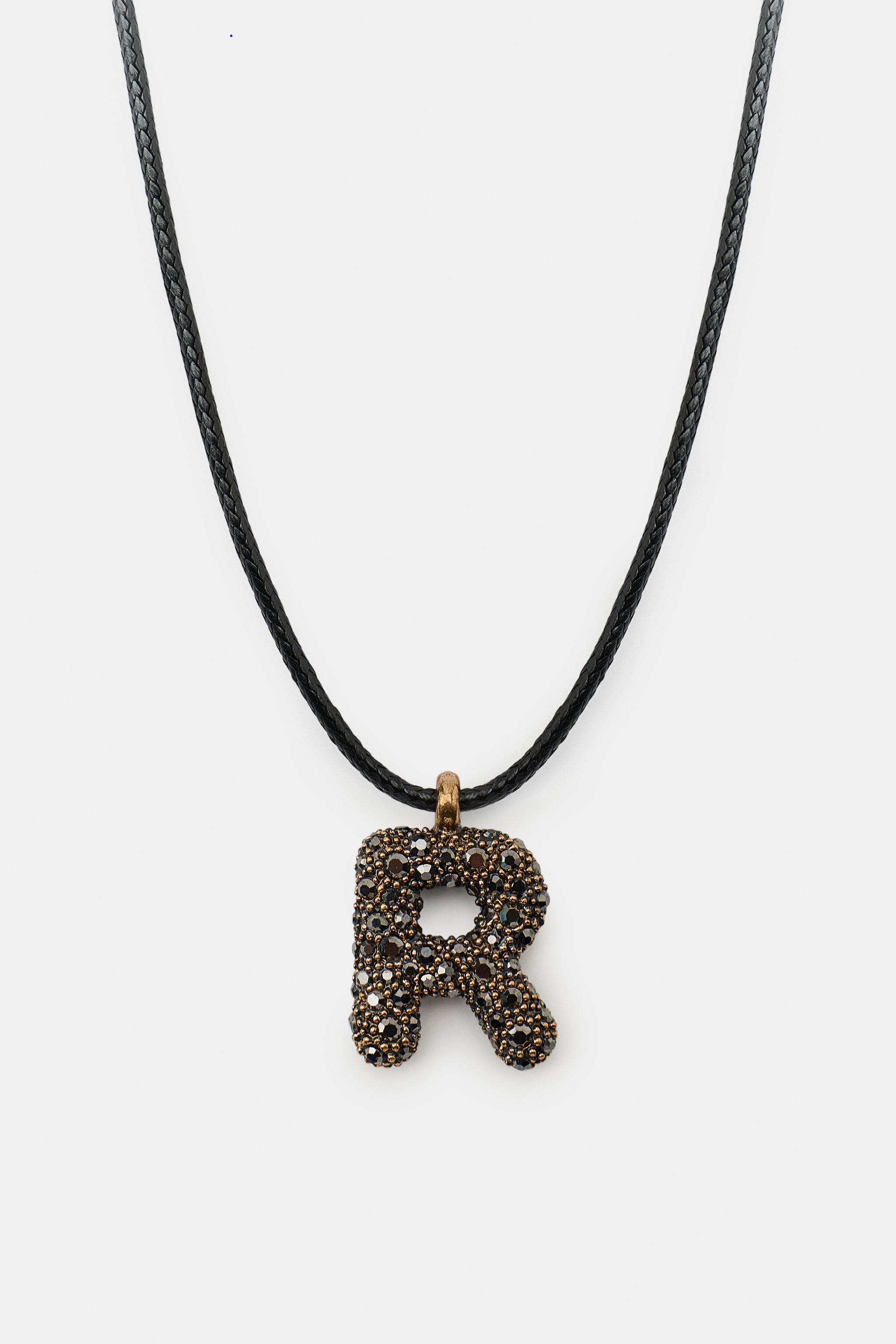 LETTER CORD NECKLACE