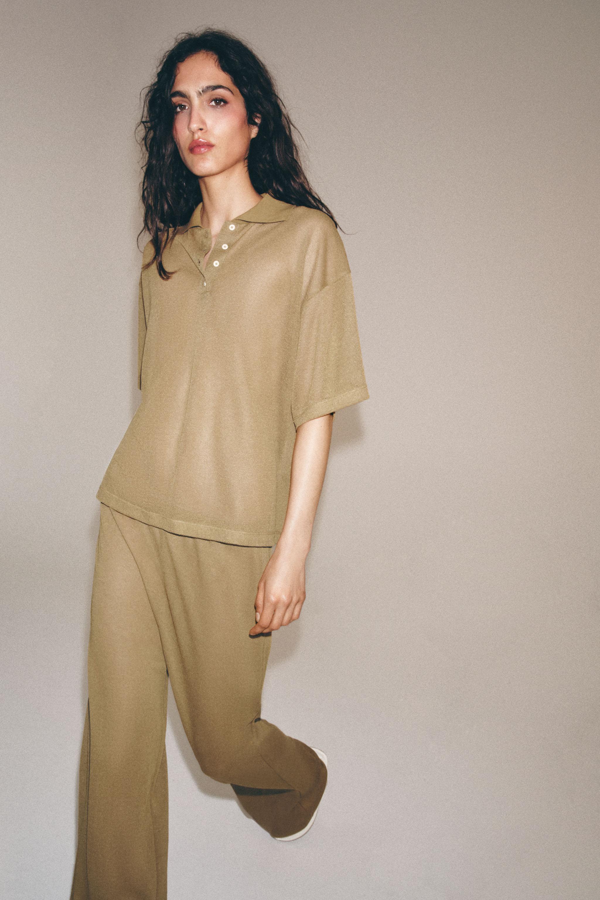 Zara Düz Kesim Pantolon görsel 3