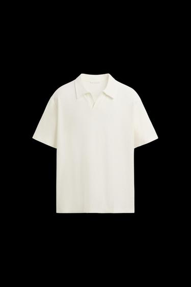 POLO-HEMD STRUKTUR - Cremefarben von Zara - Bild 0