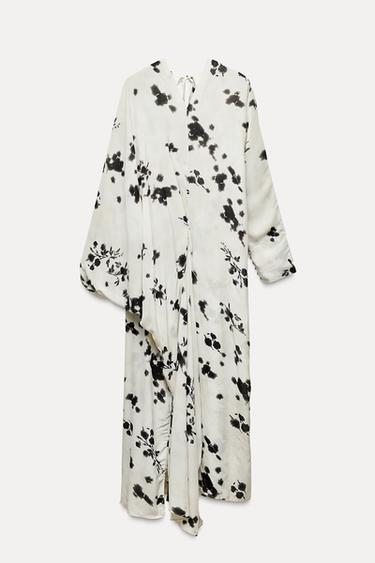 MIDI ATY S POTISKEM ZW COLLECTION - Prodn / ern od Zara