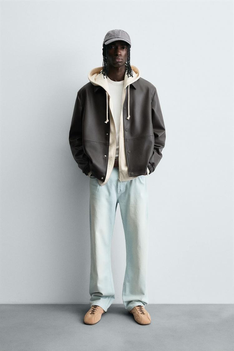 Giacca Similpelle Giacca In Pelle Zara Uomo Giubbotto Biker