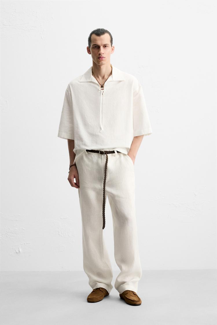 Clearance Zara Pantaloni Bianchi Zampa Zara Jeans Pantaloni Zara