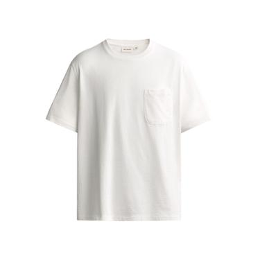 Zara RELAXED FIT LIGHTWEIGHT T-SHIRT - White