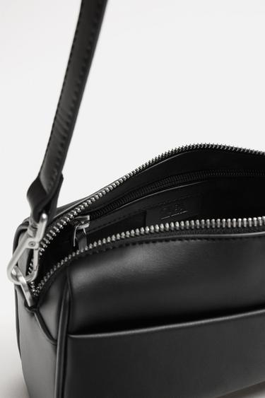 PLAIN CROSSBODY BAG - Black by Zara - Image 5