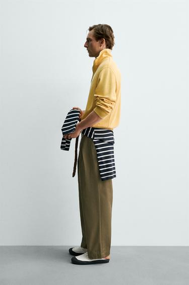 AARON LEVINE X ZARA QUARTER-ZIP SWEATSHIRT - Peach by Zara - Image 2