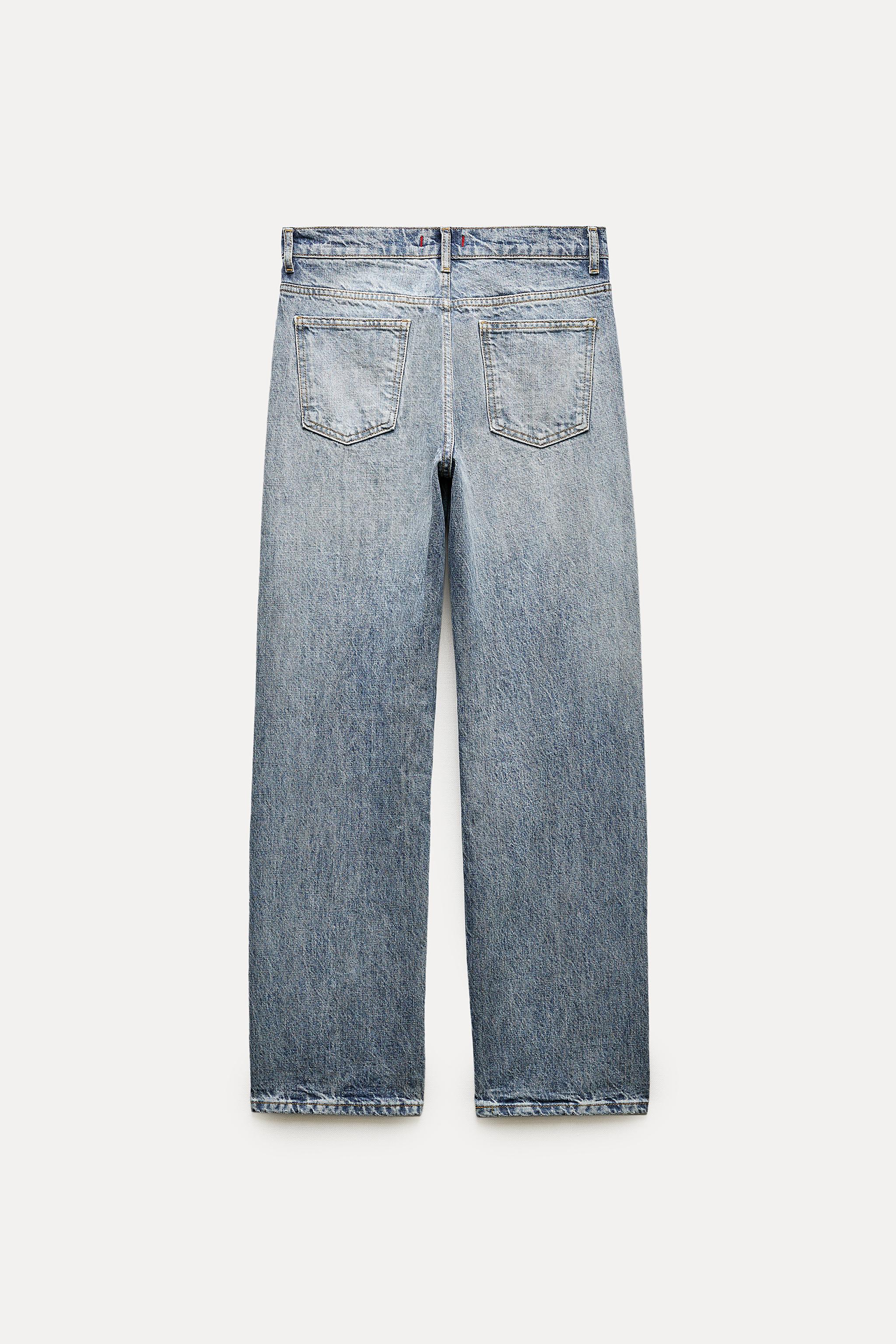 RELAXED MID WAIST STRAIGHT LEG JEANS ZW COLLECTION