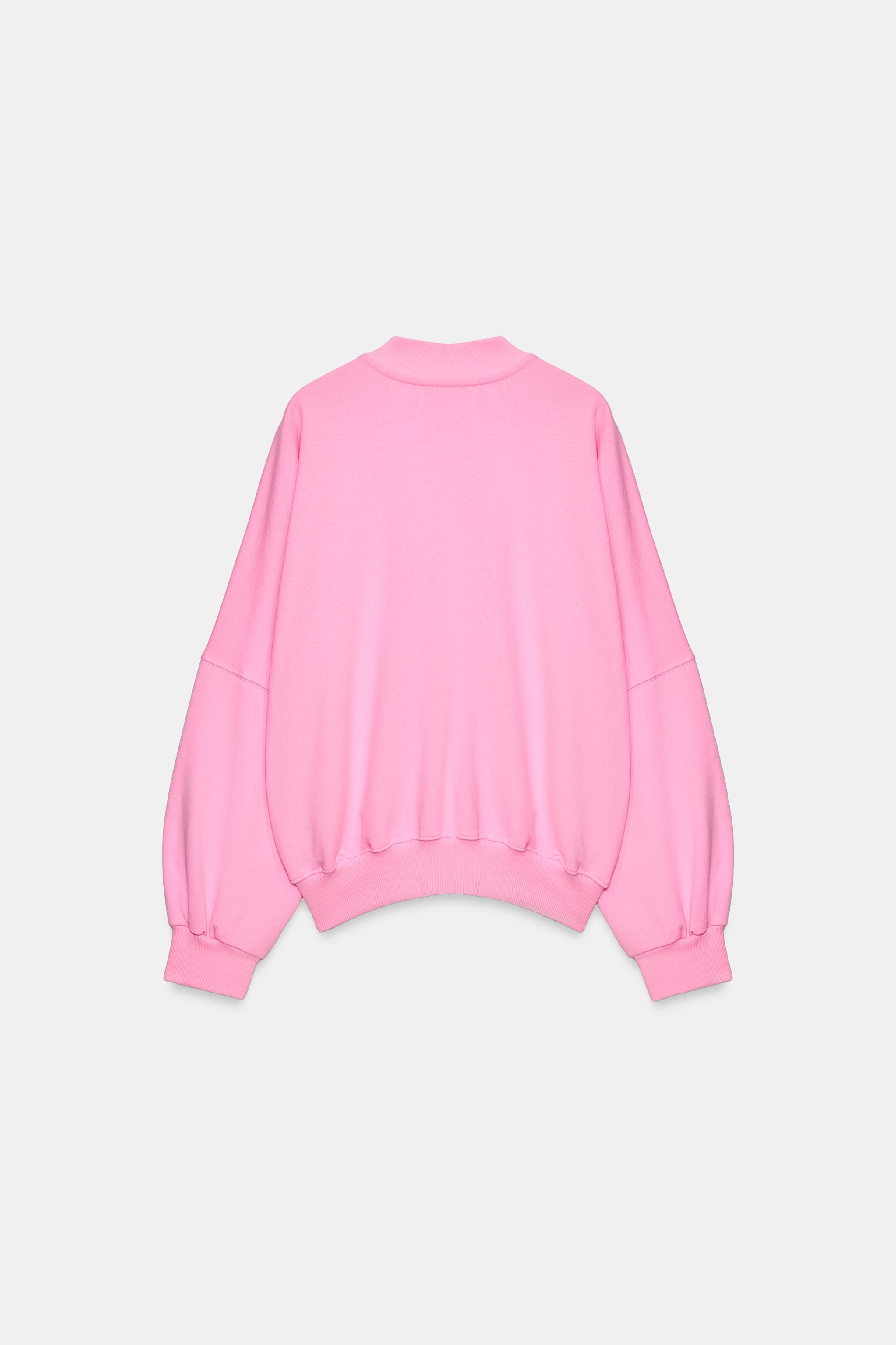 ZIP-UP BOMBER SWEATSHIRT