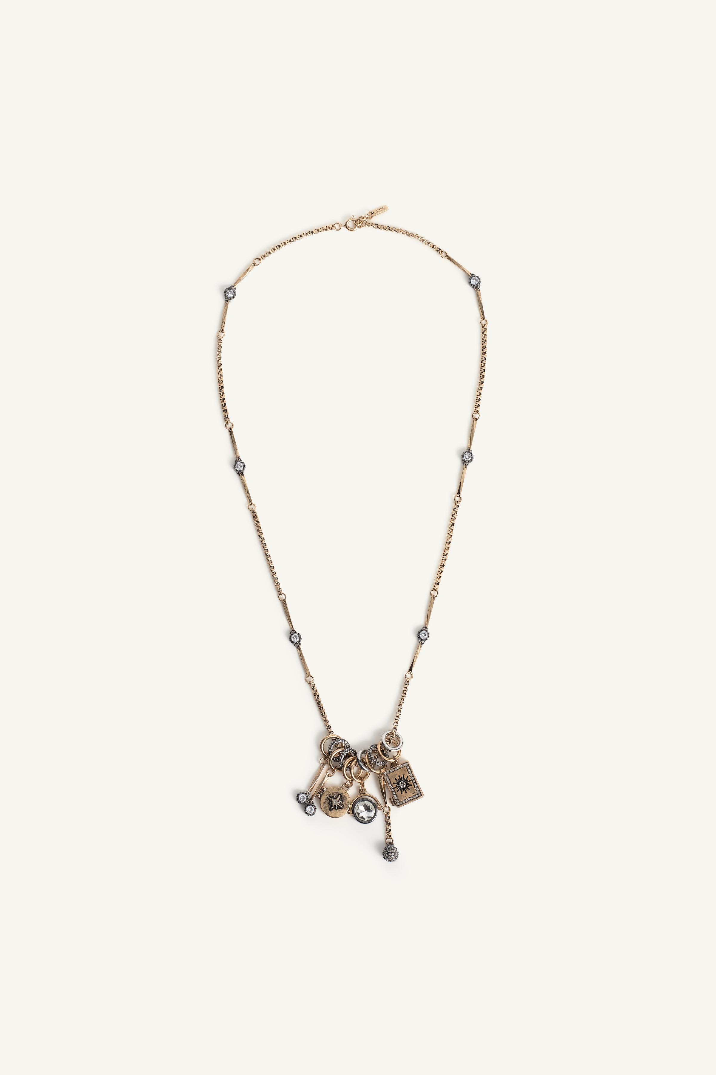 Limited Edition Long Charm Necklace by Zara